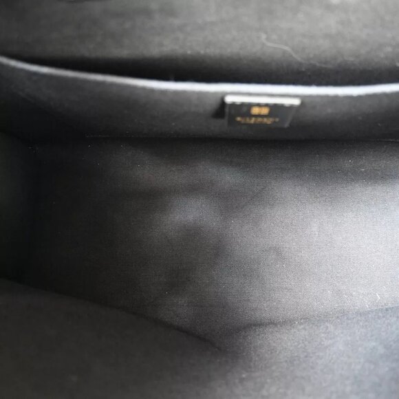 GIVENCHY G Logo 2Way Shoulder Hand Tote Bag Canvas Leather Black Italy 97FA497 - Picture 10 of 15